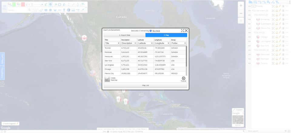 screenshot of Scribble Maps